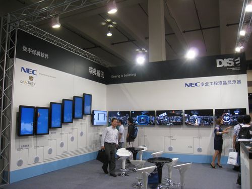 高端专业大屏齐亮相 NEC轰动上海数字标牌展_商用_科技时代_新浪网